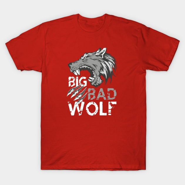 Big Bad Wolf T-Shirt by ckandrus